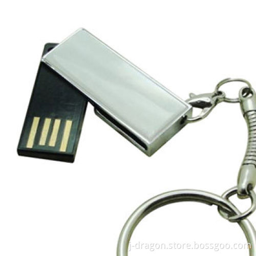 Mini Swivel USB Flash Drive with 1 to 32GB Storage, Supports Data Encryption and Bootable Function